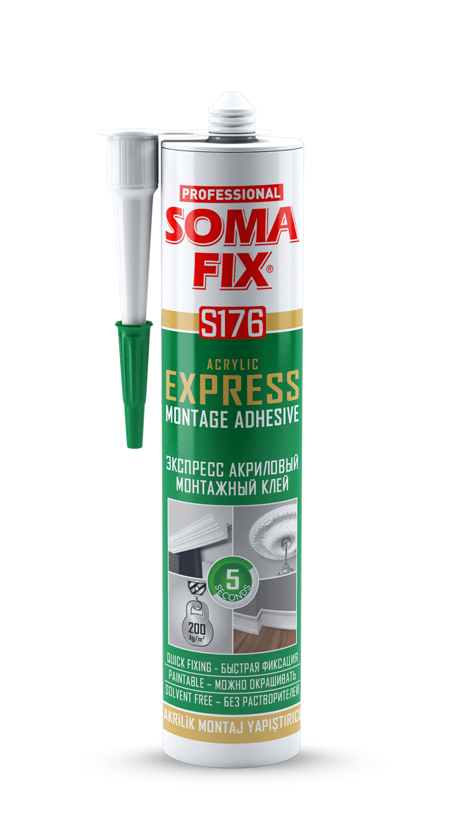 SOMAFIX ACRYLIC EXPRESS MONTAGE ADHESIVE S176