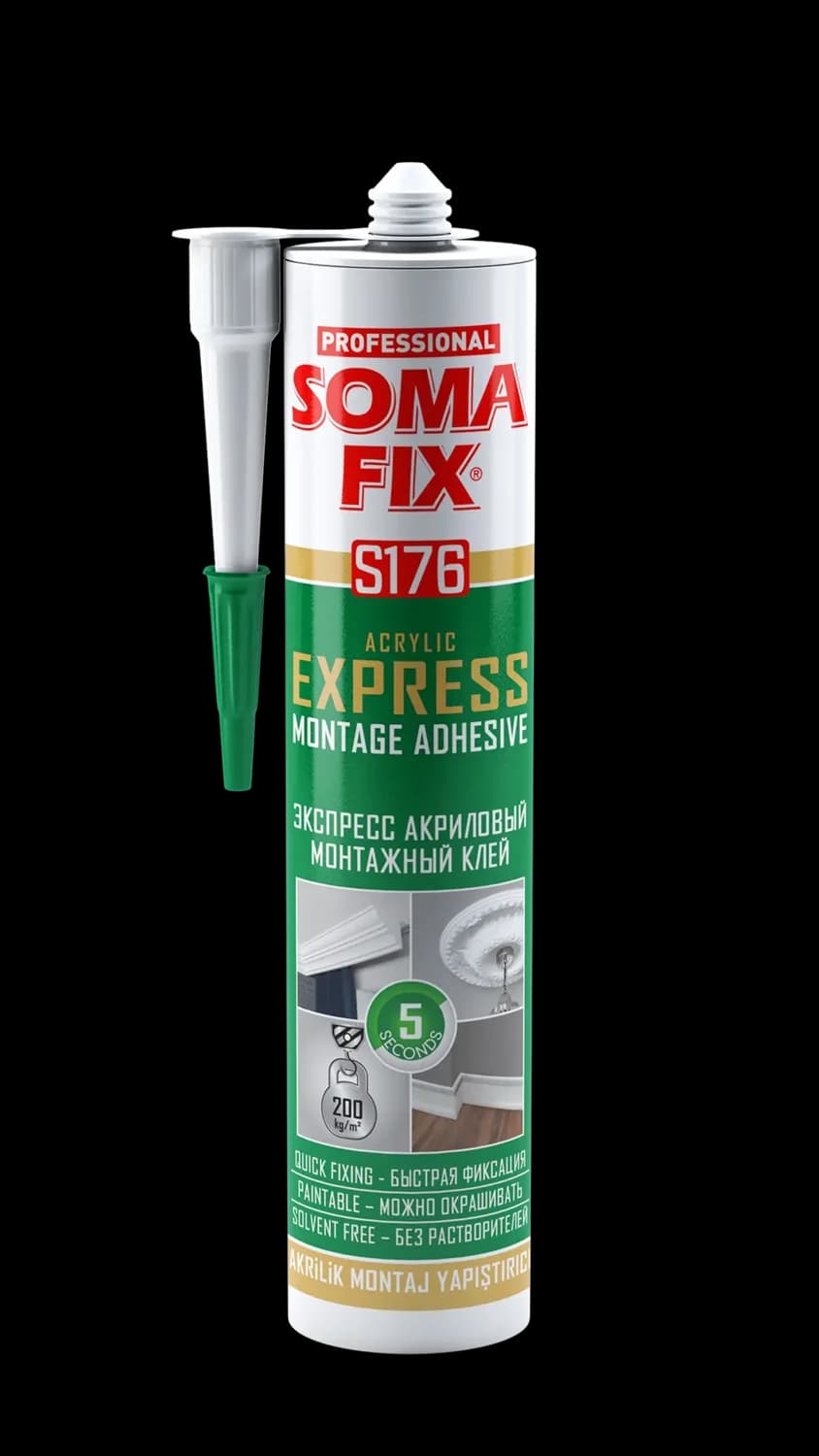 SOMAFIX ACRYLIC EXPRESS MONTAGE ADHESIVE S176