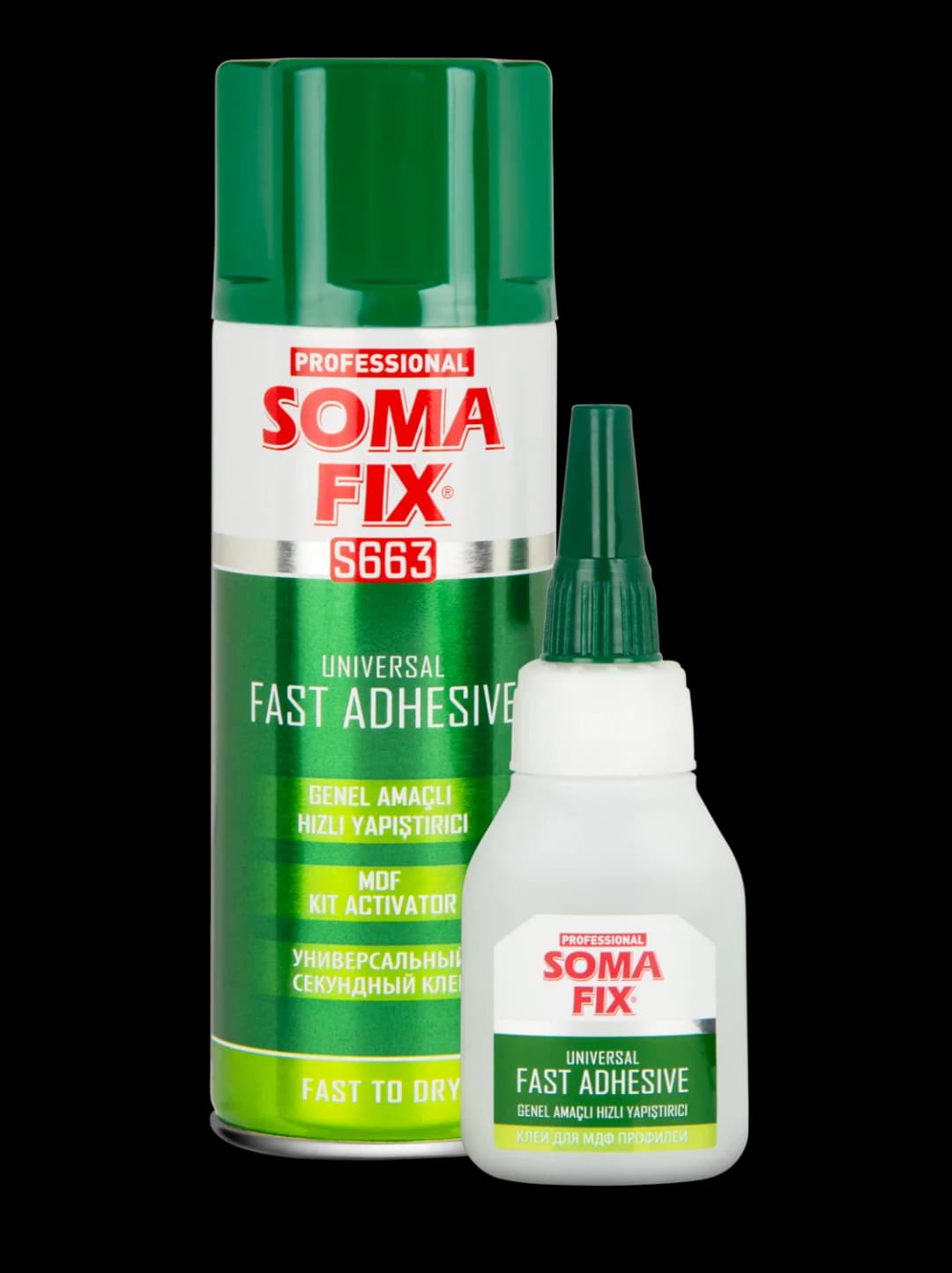 Somafix Universal Fast Adhesives.